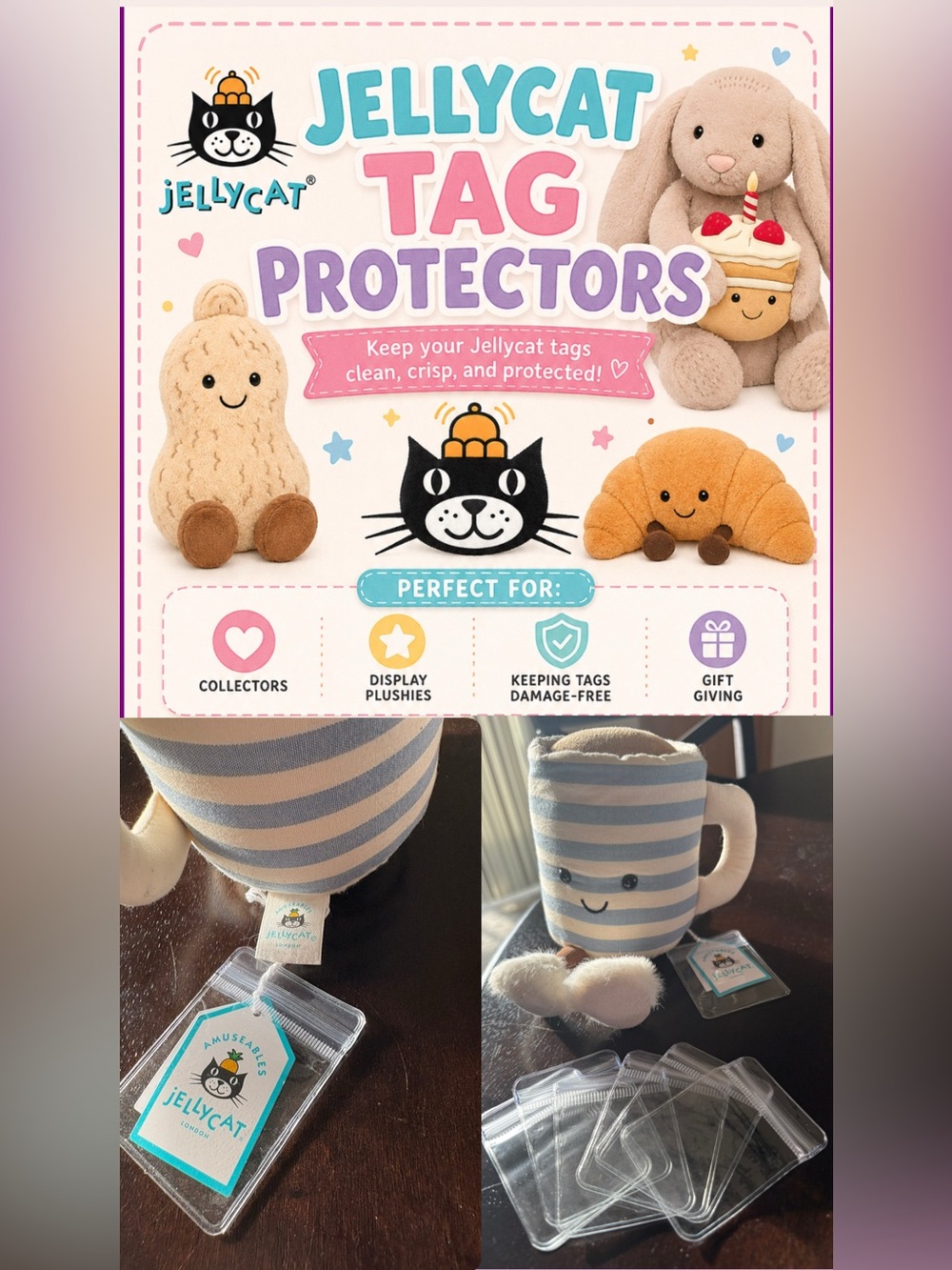 Jellycat Tag Protectors